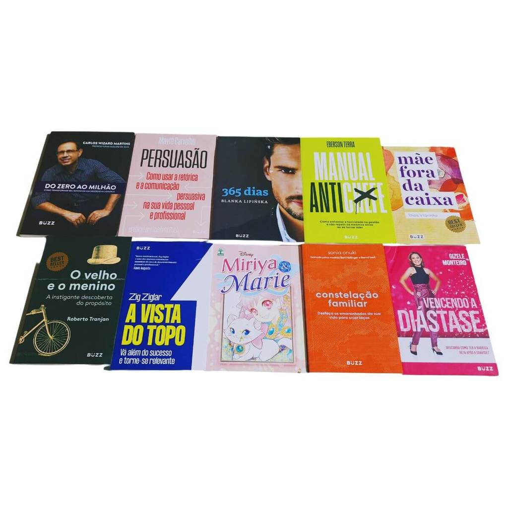 10 Livros Literatura Diversa Livros Novos Com Detalhes - 365 Dias Blanka Lipinska + outros 9 Livros (CONFORME FOTOS)