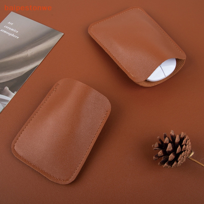 [baipestonwe] 1PC Saco De Armazenamento Para Mouse Sem Fio Adequado Magic Mouse2 Protetor De Manga De Couro PU Estojo An