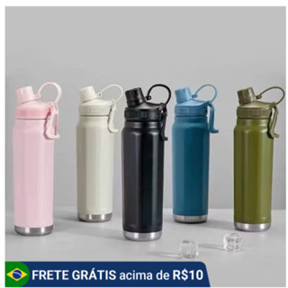 Garrafa Térmica Inox 750ml – 12h Gelada ❄ | 5h Quente 🔥-XLH em Oferta na Shopee