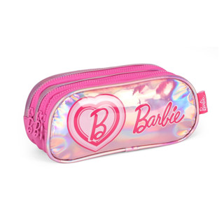 Estojo Barbie Triplo Holográfico Infantil Meninas Escolar em Oferta na Shopee