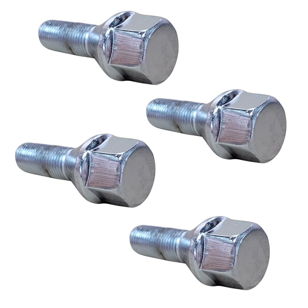 4 Parafuso Roda Liga Fiat Uno Tempra Punto Palio Strada Cromado 25mm chave 19