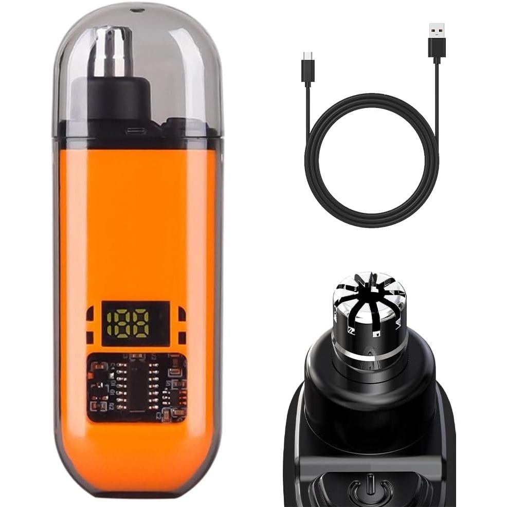 Adorável Aparador De Pêlos De Nariz Portátil Recarregável Para Homens E Mulheres-Sobrancelhas Elétrico 3 Em 1 , À Prova