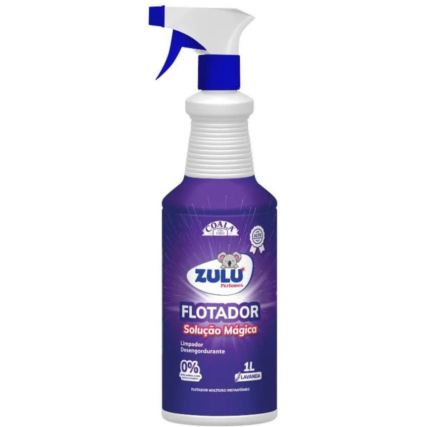 Flotador Desengordurante Coala Zulu Lavanda Multiuso 1 L
