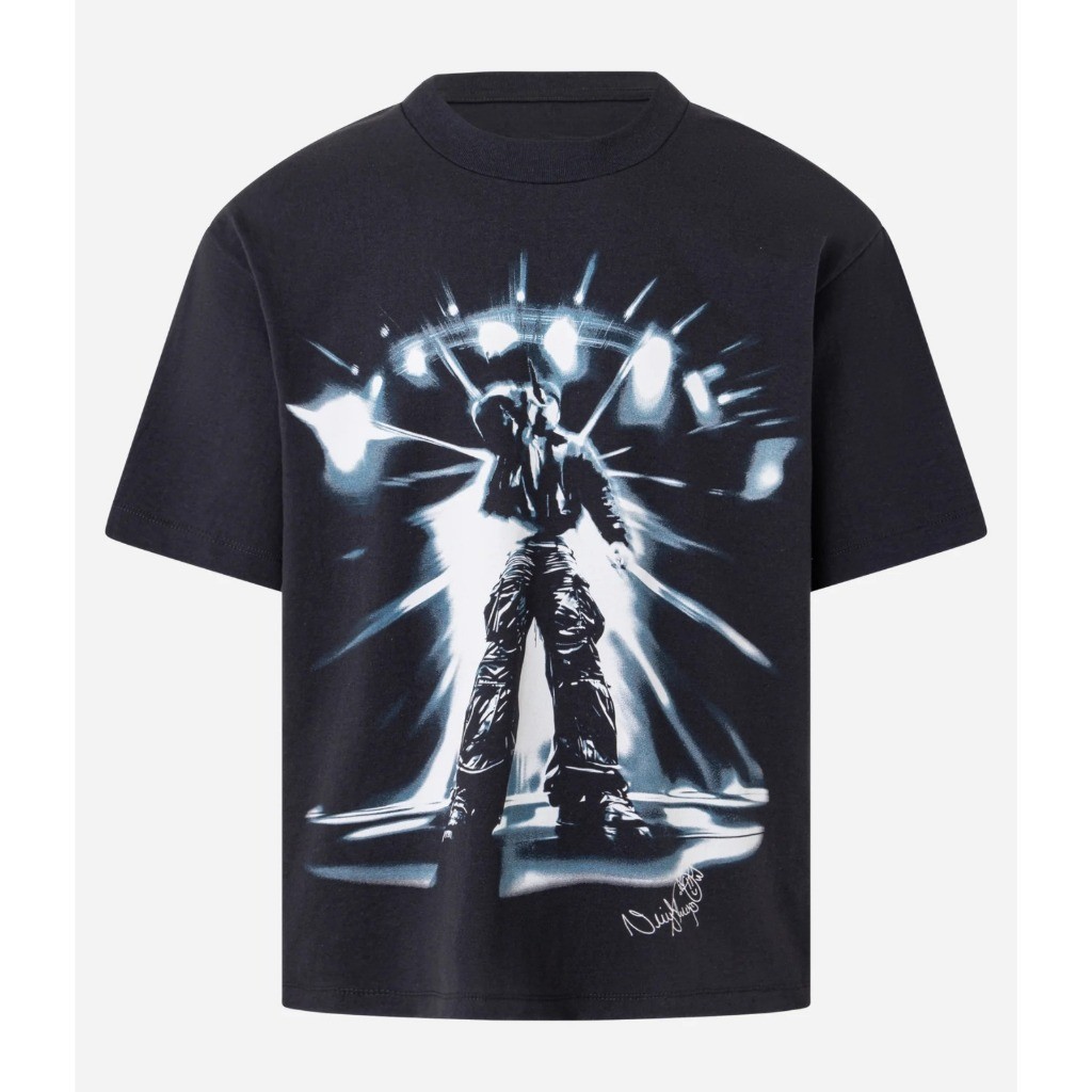[Camiseta Premium em Algodão Puro]GXG Camiseta Streetwear Filho Da Promessa Veigh Estampada Graphic Tees Branca