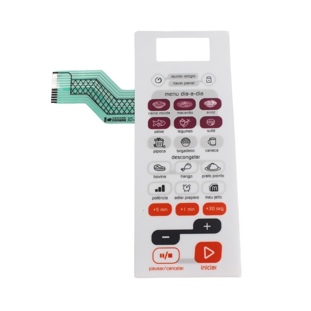 Membrana Painel Microondas Brastemp Bms45a Active - 0014090