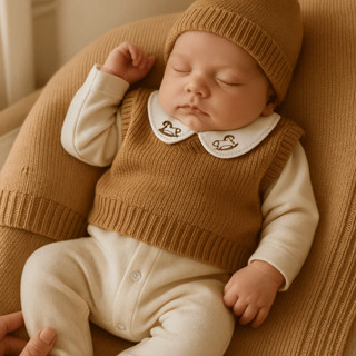 Saída de Maternidade Kit Tricot Menina Menino - Envio Imediato em Oferta na Shopee