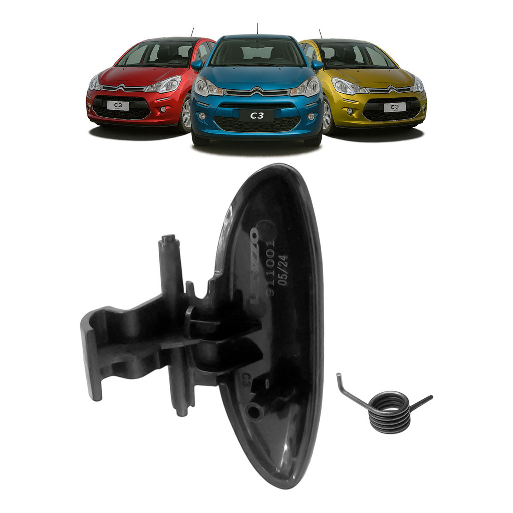 Maçaneta Puxador Porta Luva Citroen C3 Com Mola 2003 A 2012