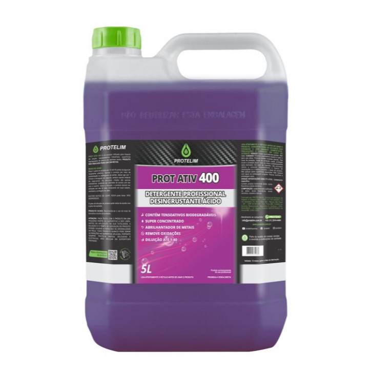 Prot Ativ 400 5L Protelim Detergente Concentrado em Oferta na Shopee