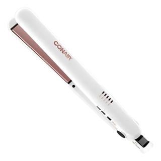 Prancha de Cabelo Conair Double Ceramic Óleo de Coco 210°C 5 Temperaturas Bivolt Branco - CS221CDBR em Oferta na Shopee