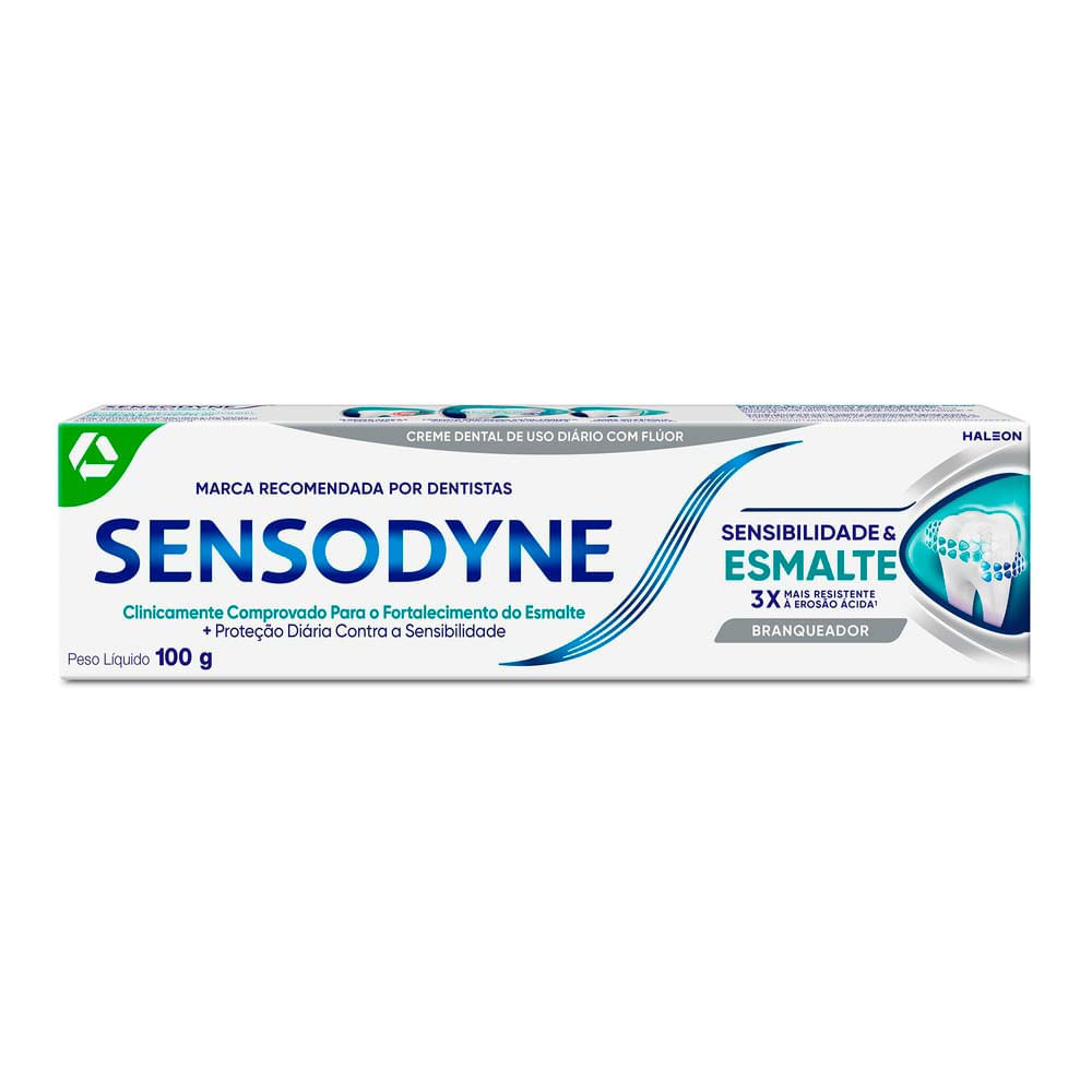 Creme Dental Sensodyne Sensibilidade & Esmalte Branqueador 100g