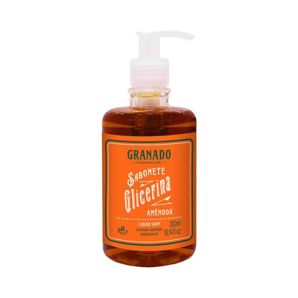Sabonete Líquido Glicerina Granado Amêndoa 300ml