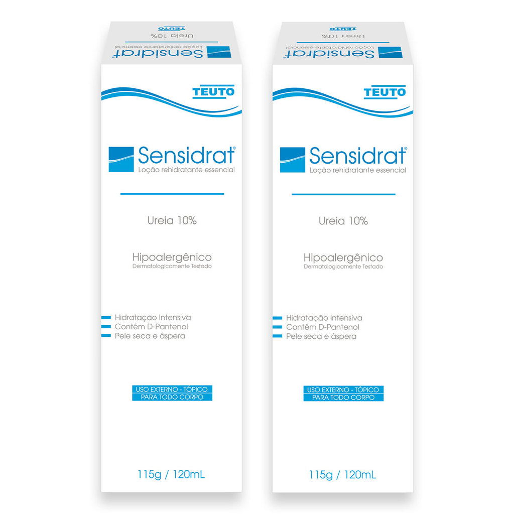 Kit 2 Und Loção Reidratante Sensidrat Ureia 10% 120ml em Oferta na Shopee