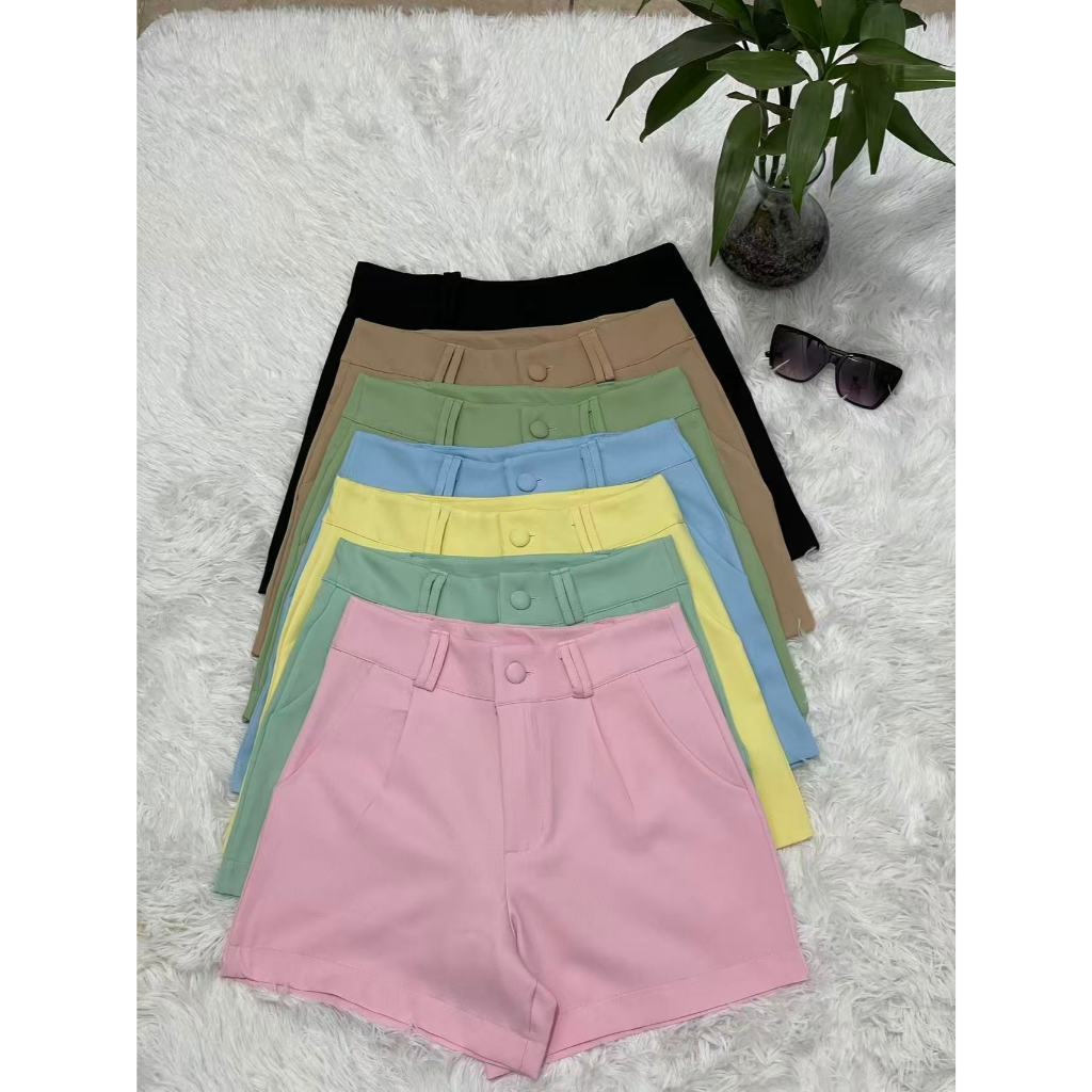 Short Alfaiataria Cintura Alta short2052 em Oferta na Shopee