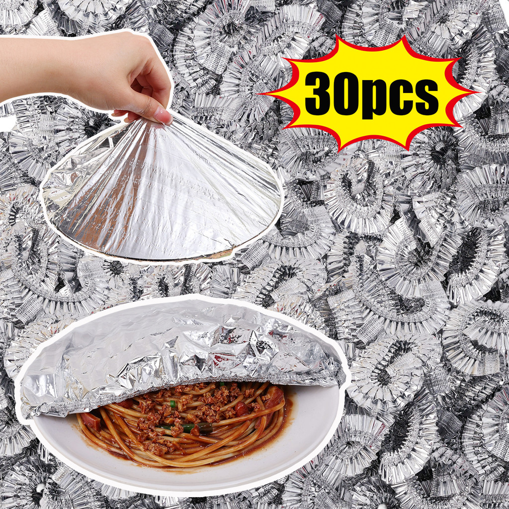 [Entrega Rápida] Capa De Filme De Folha De Alumínio Para Alimentos-Plástico Elástico Saran Wrap-Filmes De Isolamento Tér