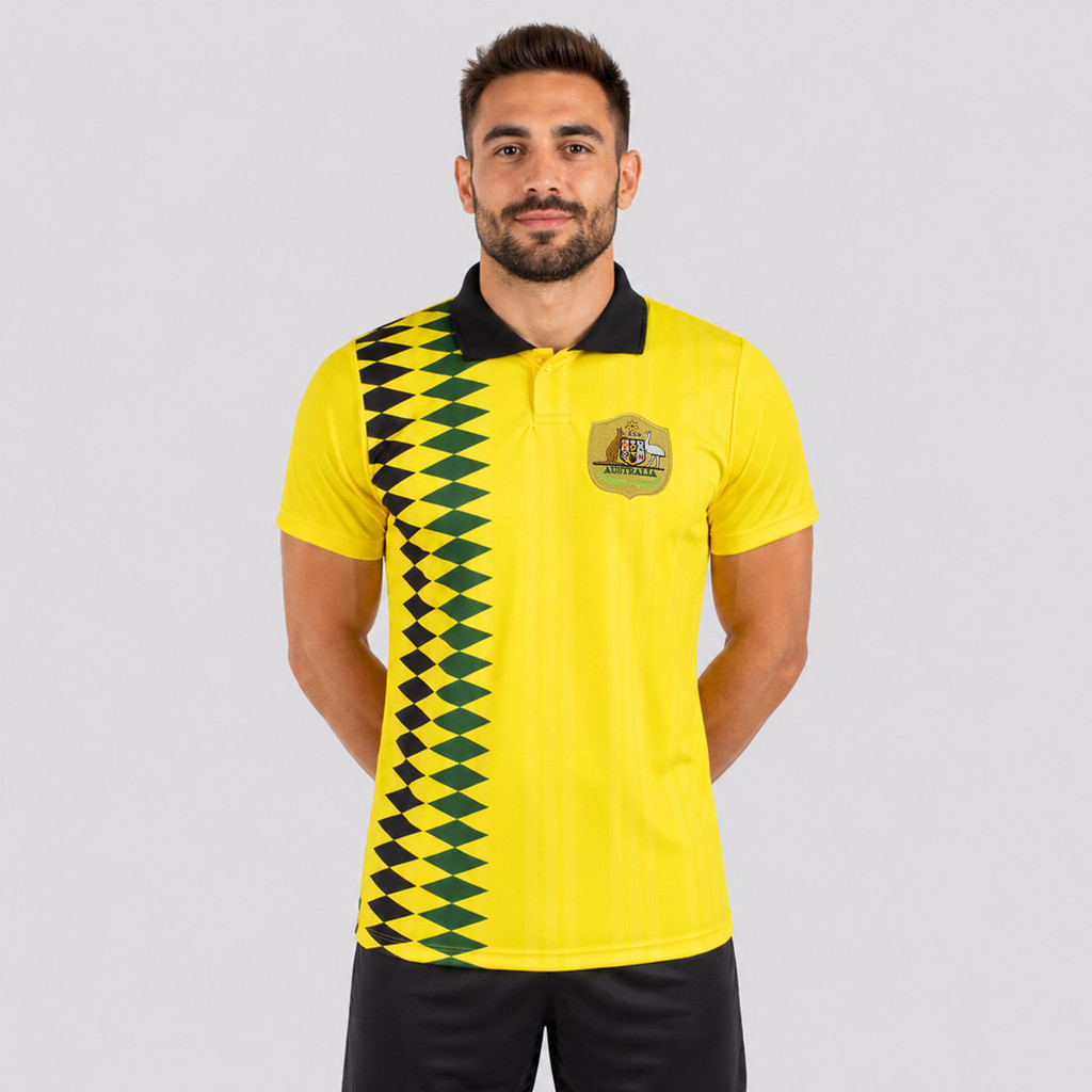 Camisa Austrália Retrô 1994 Dry Amarela