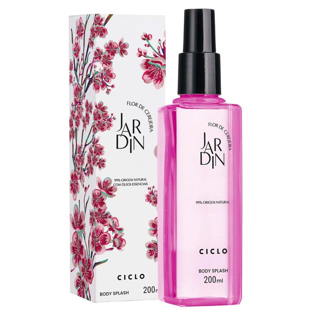 Body Splash Jardin Flor de Cerejeira 200ml Desodorante Corporal Ciclo Cosmeticos