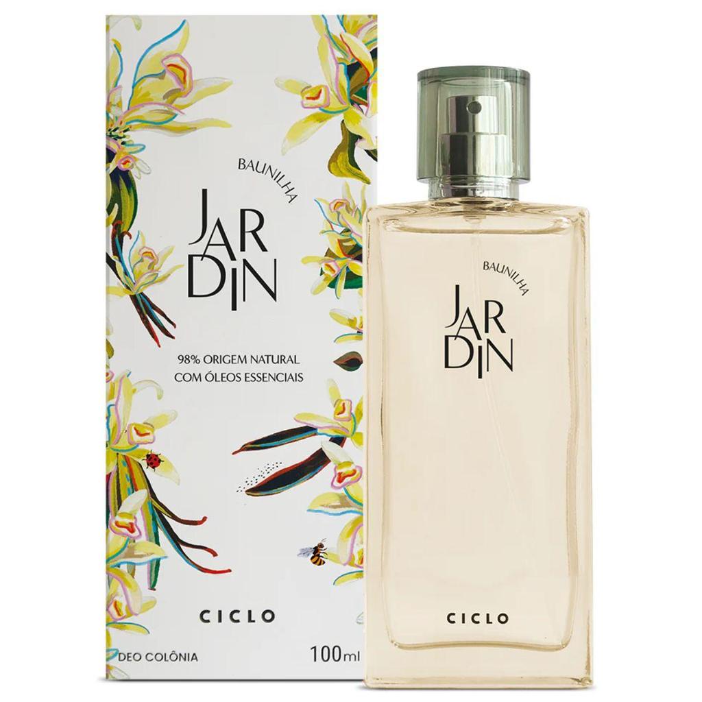 Perfume Deo Colônia Jardin Baunilha Feminino 100ml Ciclo Cosméticos Presente