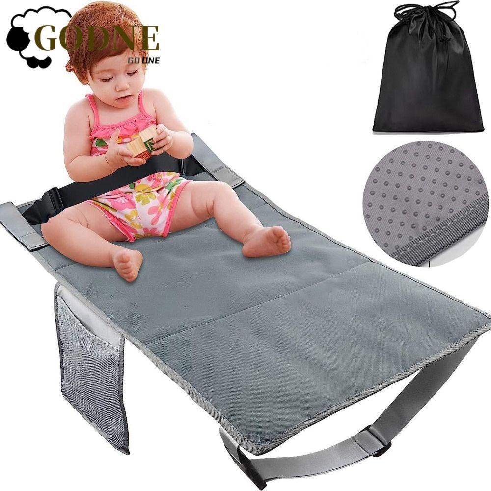 Cama De Avião De Viagem Infantil GODNESSFO , Portátil Com Bolsa Para Pedais De Bebê , Rede Azul Cinza Preta Descanso De 