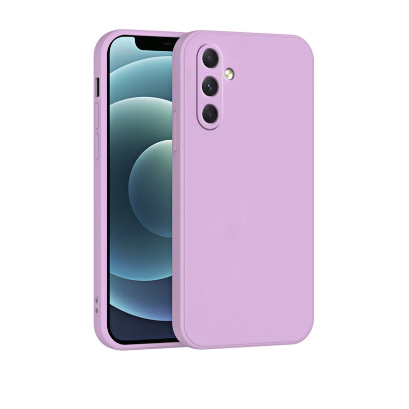 Samsung A17 caso de telefone A36 líquido A07 borda reta samsung A27 resistente ao choque cor sólida caso macio samsung A