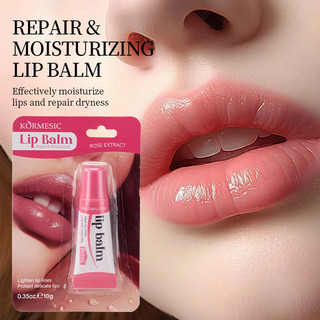 Bálsamo labial com fragrância de rosa bálsamo labial suaviza cuidados com as cutículas ao redor dos lábios