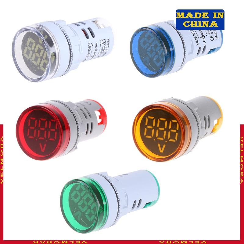 VEl AC Tensão Display Digital LED Voltímetro 60-500V Medidor Monito