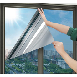 Insulfilm Película Prata Espelhada 0,75 x 7,5 m Auto Residencial