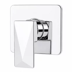 Acabamento Para Registro Monocomando Base Docol Modelo Diamante Cromado em Metal