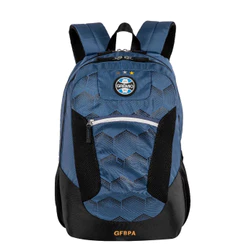 Mochila Grande Grêmio 2 Compartimentos Original Sestini Azul