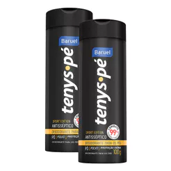 Kit 2 Tenys Pé Baruel Talco Sport Edition 100g