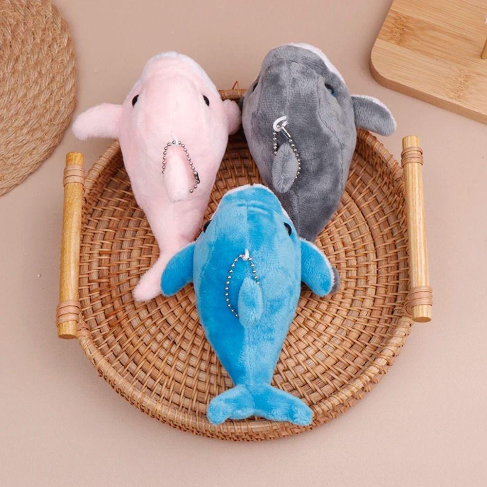 Chaveiro De Baleia De Pelúcia De Desenho Animado TEVO , Boneca Animal Macia , Pingente Fofo De 13 Cm