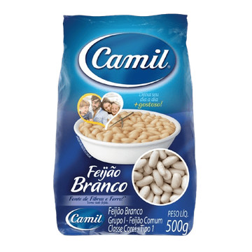 Camil Feijão Branco T1 500g