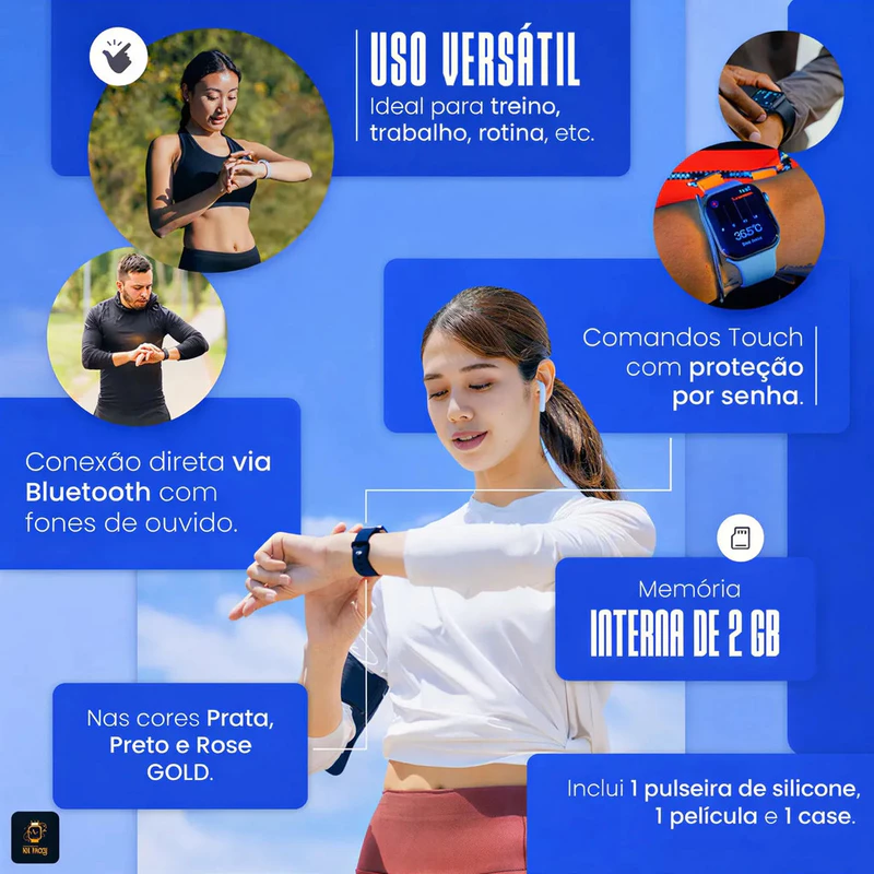 Relógio Smartwatch Microwear S11 Mini Series 11 42mm — foto 4