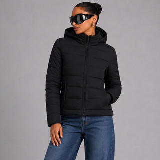 Casaco Bobojaco Jaqueta Puffer Feminina Corta Vento Nylon Jaqueta Puffer Feminina Jaqueta Feminina