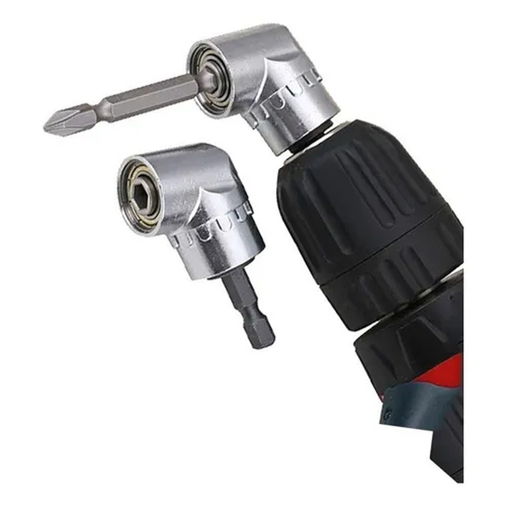 Adaptador Angular Extensão Curva 105° Adaptador P/ Parafusadeira Cantos