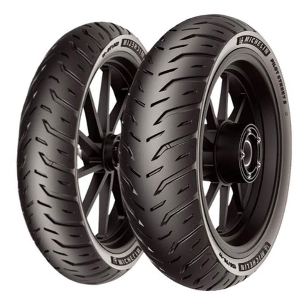 Kit 2 Pneus 60/100-17 + 80/100-14 Michelin Pilot Street 2 Biz/Pop