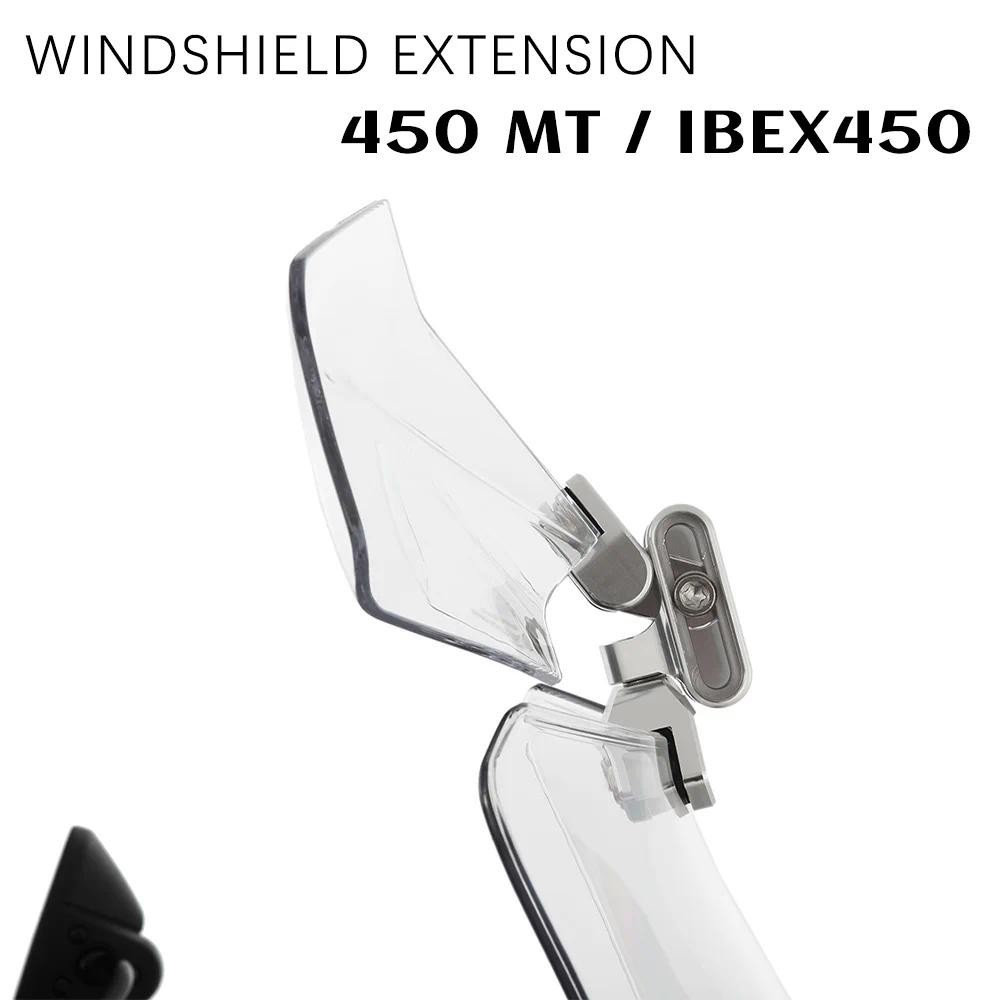 Extensão De Para-Brisa De Motocicleta CF-Moto 450 MT IBEX450 Acessórios Defletor De Vento cfmoto 450MT IBEX 450 2024 MT4