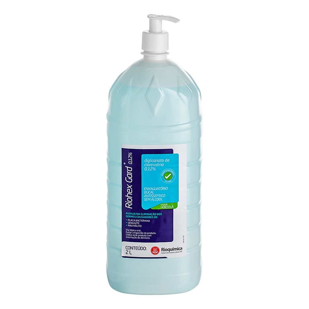 Enxaguante Bucal Riohex Gard 2 Litros S/ Alcool