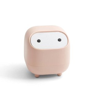 Mini Lixeira com Tampa, Lixeiras de Mesa Fofas com Tema de Ninja, Pequena Lixeira de Plástico para Escritório, para Banh
