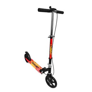 Patinete Infantil Dobrável Rodas Grandes Estáveis Preto Seguro Confortável Crianças Diversão