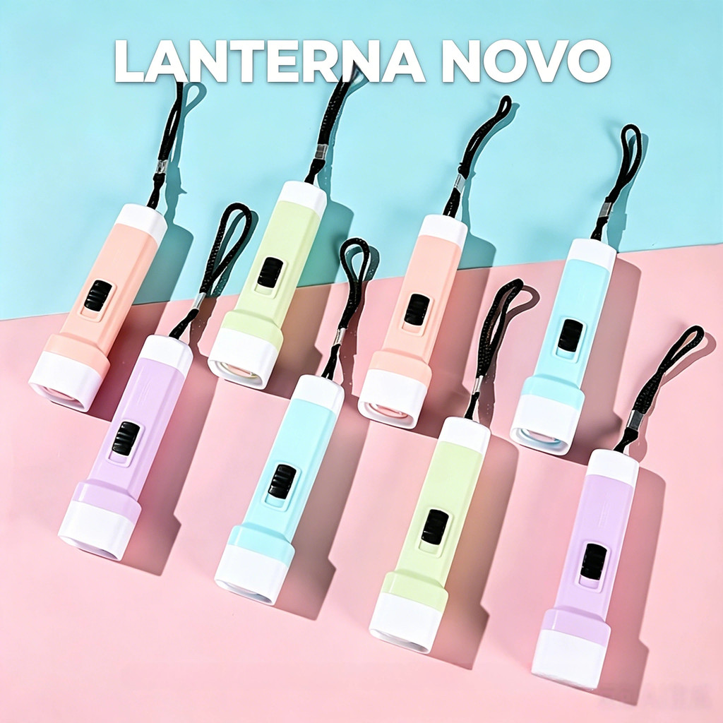12  Unidades Mini Lanterna Led Tática Portátil Para Uso Ao Ar Livre Trilha Camping Lazer, Lampiao De Pilha