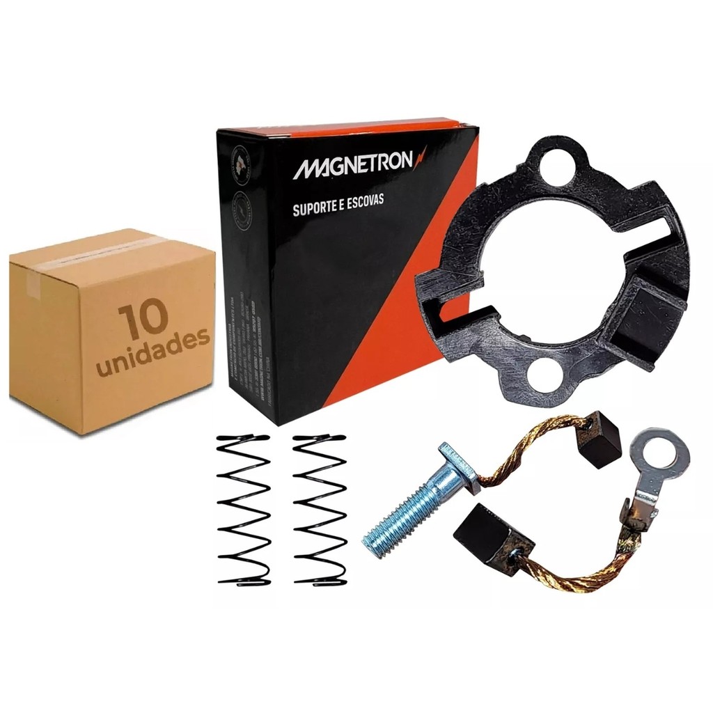 ESCOVA DE ARRANQUE HONDA CG TITAN 150 2005 ES ATACADO KIT COM 10 PEÇAS MAGNETRON OFICINA