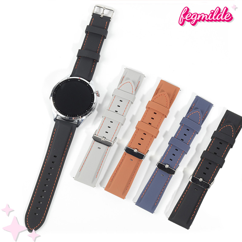 Pulseira Strap Silicone 22mm Para Smartwatch Samsung Galaxy Watch FE 7 6 5 4/Huawei GT 6 5 4/Garmin/Amazfit/Aolon/Xiaomi