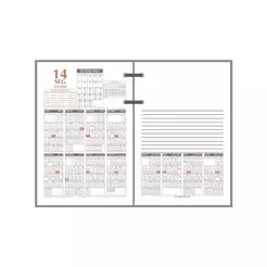 Refil agenda de mesa financeiro 2027 Redoma