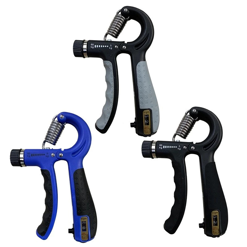 Hand Grip Flexor De Punho Exercício Para Mãos Ajustável Mola E Com Contador Treinar Antebraço 60kg-Enviado Cor Aleatoria