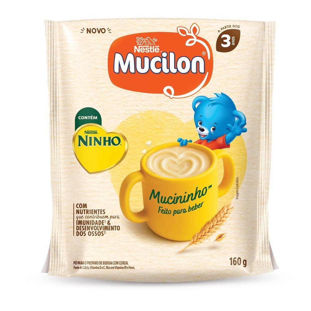 Mucilon Ninho Mucininho Sachê +3 anos 160g