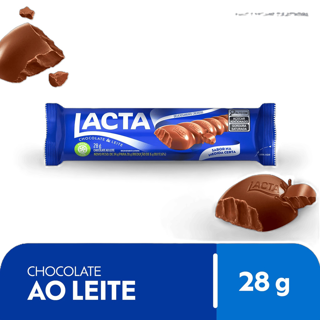 Lacta Tablete ao Leite 28g