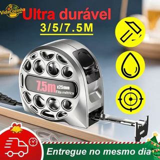 (3/5/7,5m)Fita Métrica De Aço Inoxidável De Alta Precisão Desenho vazado
