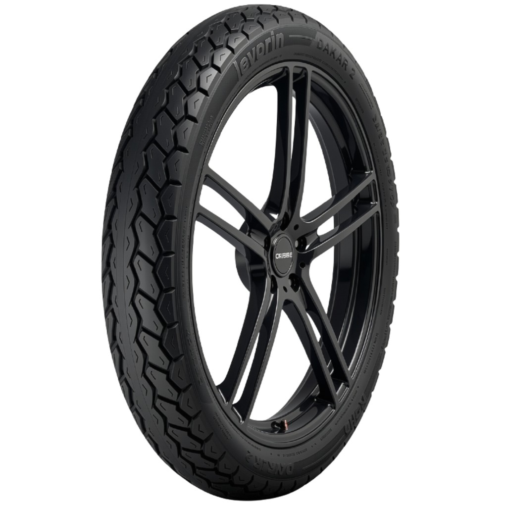 PNEU 90/90-18 TRASEIRO 57P LEVORIN DAKAR II USO SEM CAMARA YBR FACTOR CG 125 150 160 CARGO FAN START 150 160