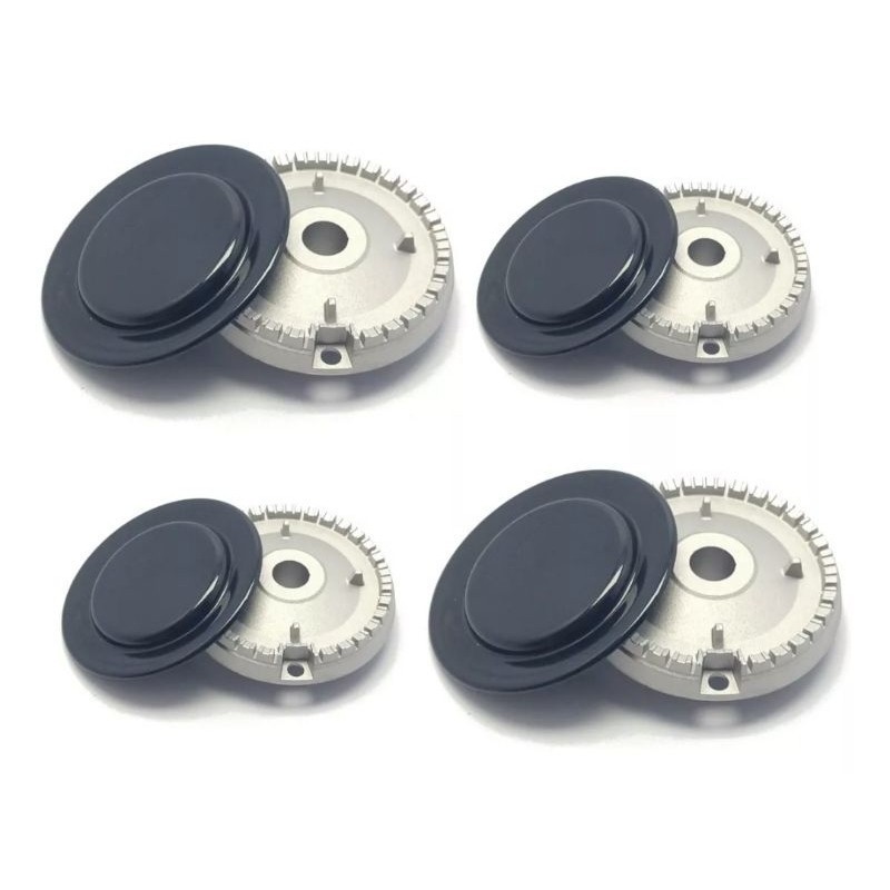 Jogo Brastemp Ative BFS5 4 Bocas Queimador e Espalhador Tampinha Original Alta Qualidade Envio Rápido Garantia Shopee