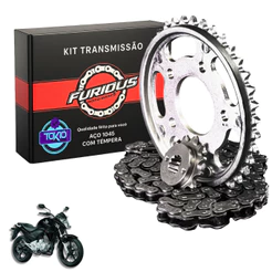 KIT RELAÇÃO CB 300 2009 A 2015 TRANSMISSÃO 300R